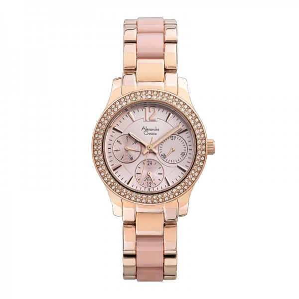 Alexandre Christie AC 2463 BFBRGPN Rosegold Pink